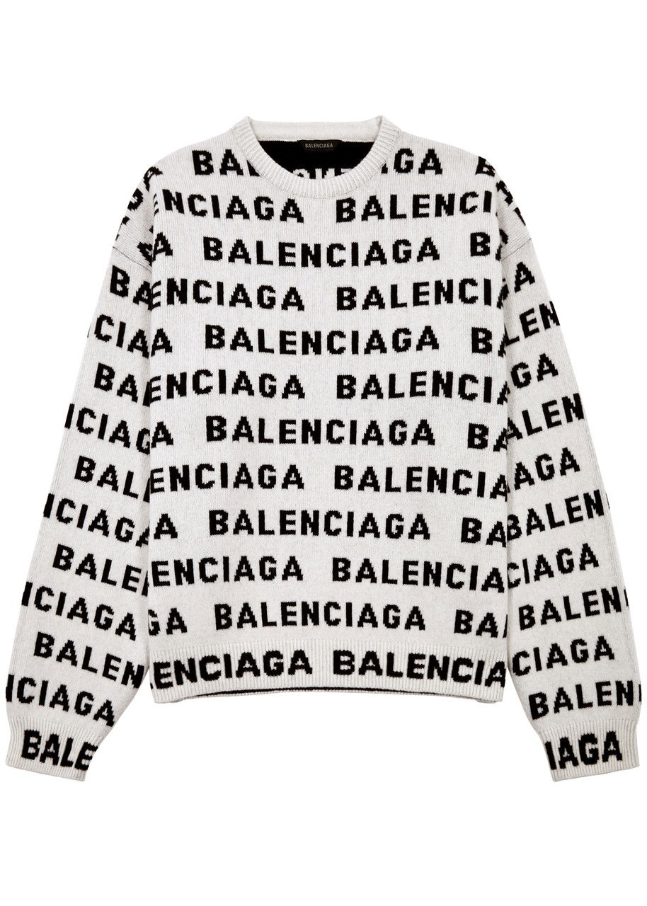 balenciaga jumper logo