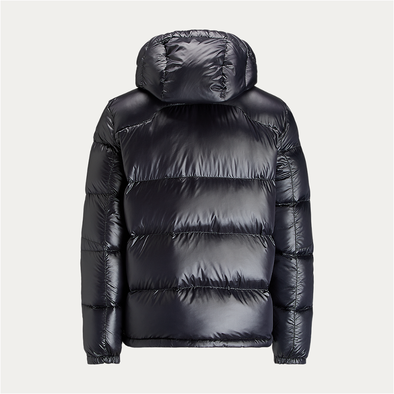 POLO RALPH LAUREN The Gorham Glossed Down Jacket in Black | Endource