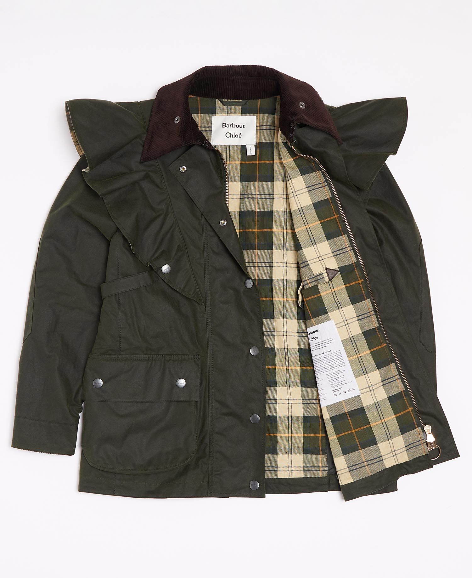 Barbour Barbour x Chloé Dustyn - Wax Jacket in Forest/Ancient | Endource