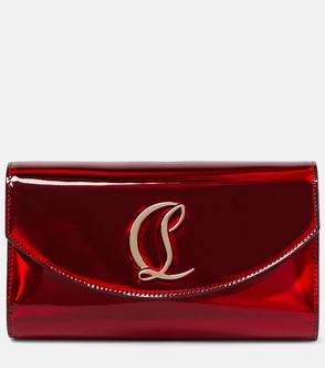 Christian Louboutin, Loubi54 red patent clutch