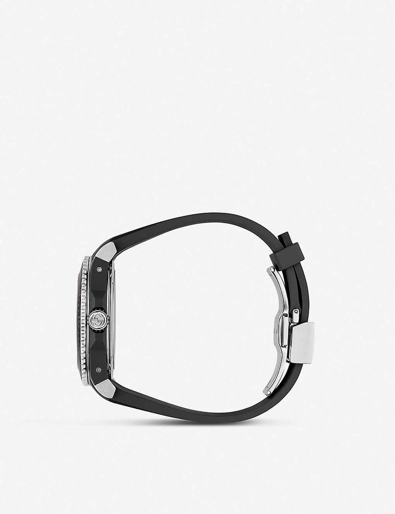 GUCCI Dive Stainless-Steel And Rubber Watch | Endource