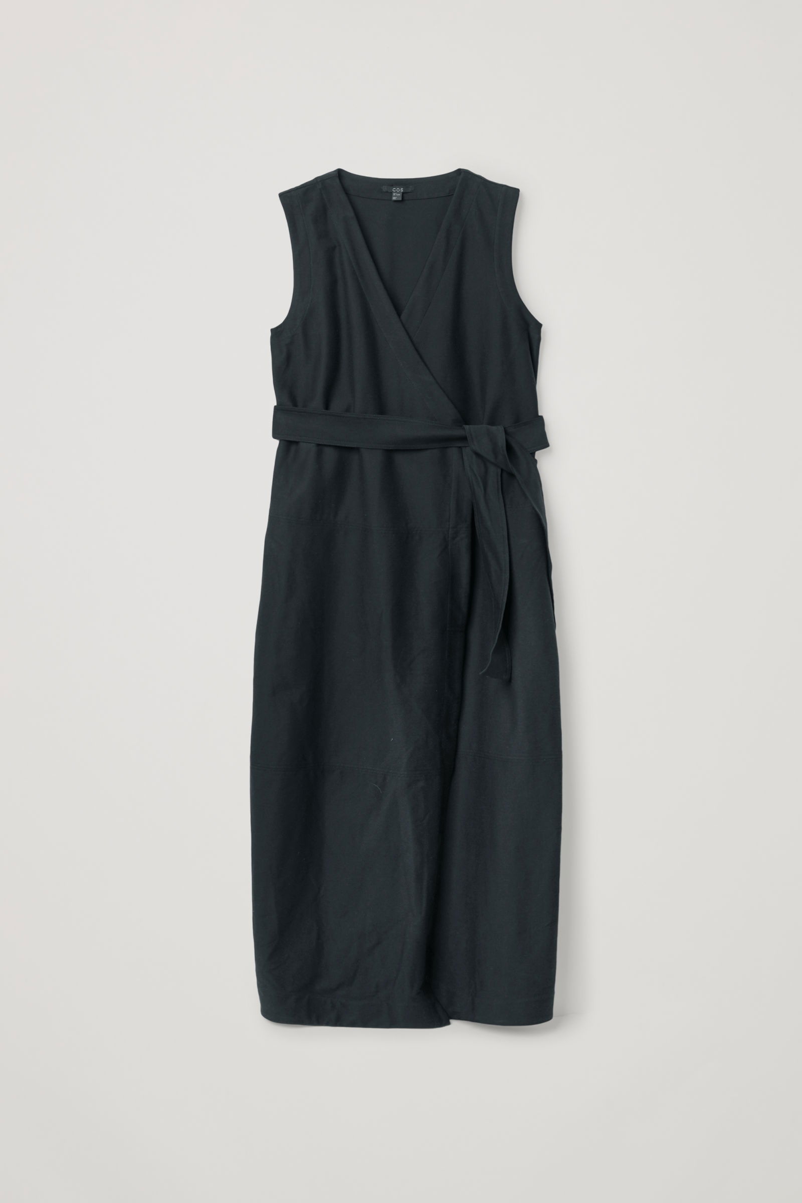Exofficio M Black Sheath Dress Sleeveless Organic Cotton Blend Stretch