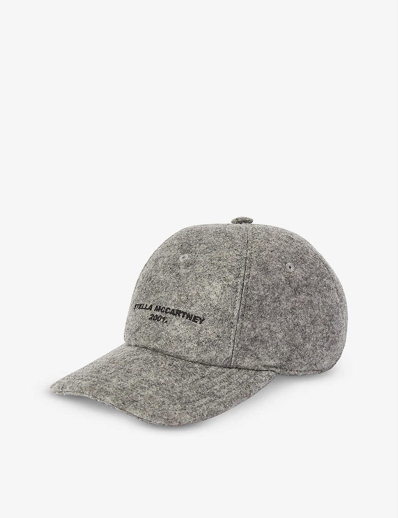 STELLA MCCARTNEY 2001 Logo-Embroidered Eco-Felt Hat | endource display picture 3