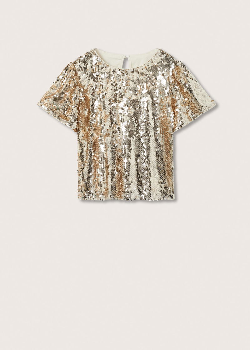 girls gold shirt