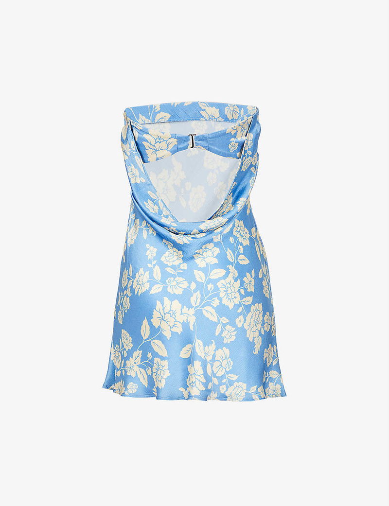 bec and bridge blossom mini dress Bec & Bridge Blossom Mini Dress Blue Size 10