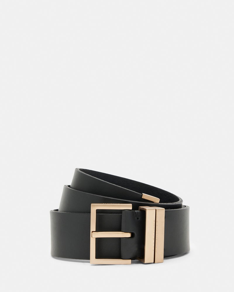 ALLSAINTS Clair Metal Tip Leather Belt | endource display picture 3