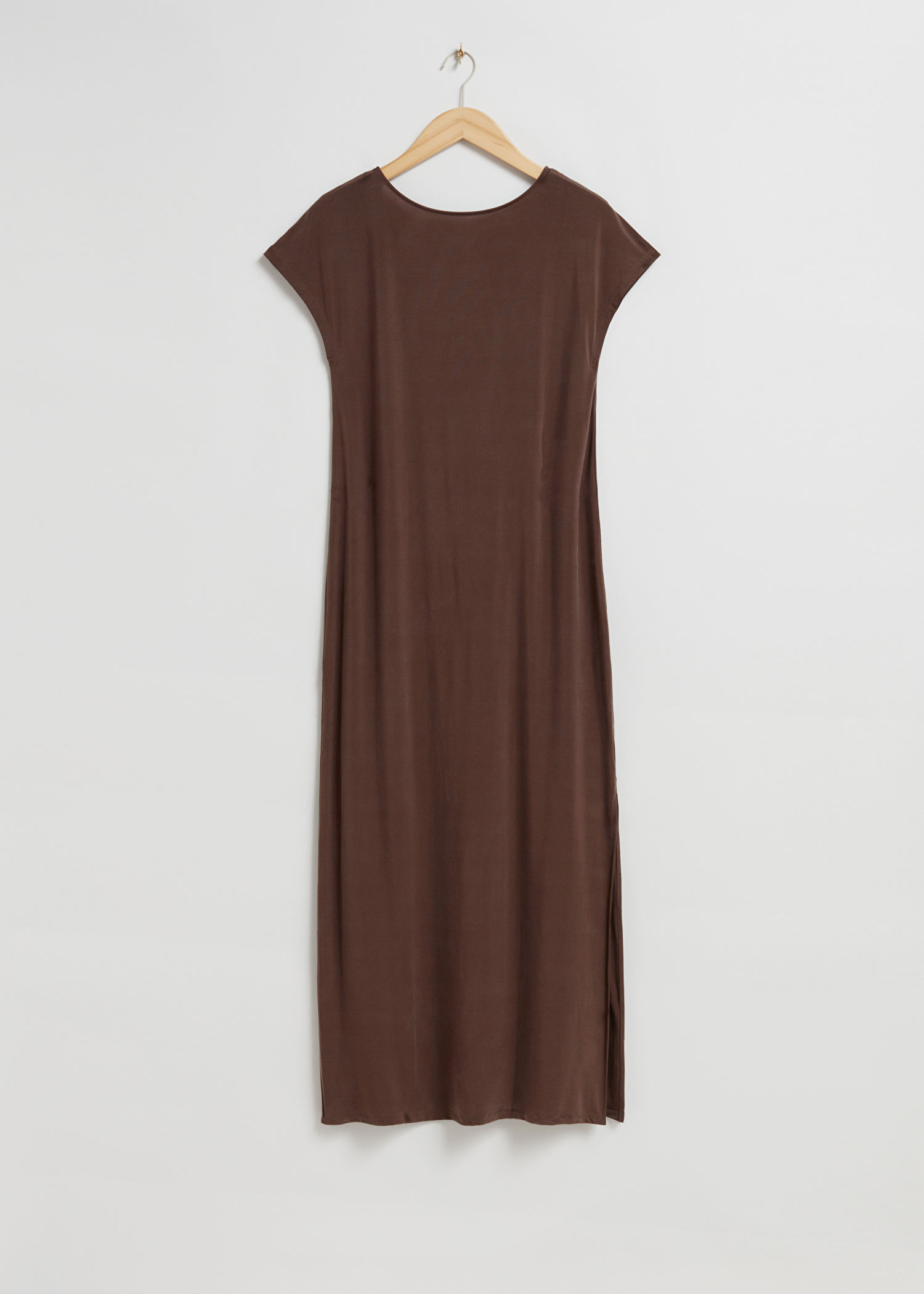 & OTHER STORIES Loose-Fit Cupro Jersey Dress | endource