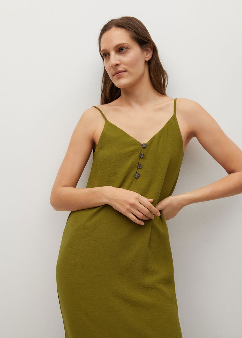 green emerald velvet dress Teagan Spaghetti Strap Maxi Dress Salmon / XL main image 1