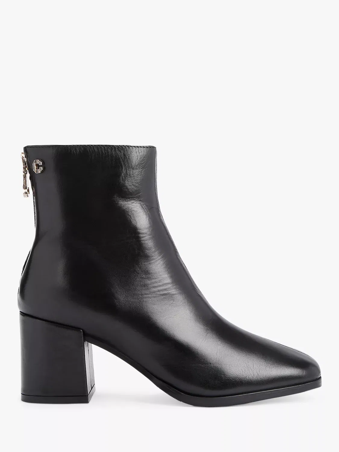 Arcturus Flared Block Heel Velvet Boots
