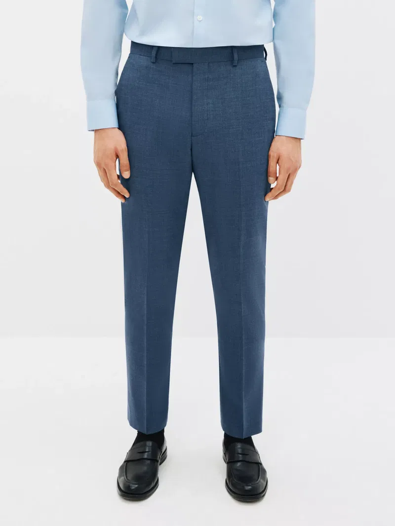 Slim-fit suit trousers