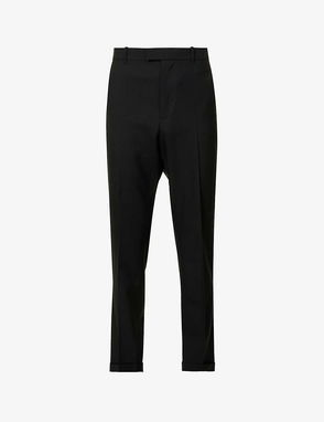 pressed-crease straight trousers, FENDI