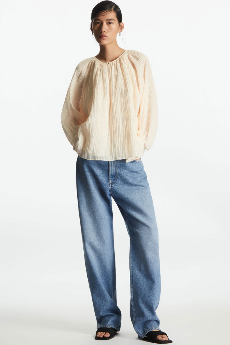 T-shirt Donna Pieces - Pcruka Ss Puff Top Noos Bc - Blu – MrJam Store