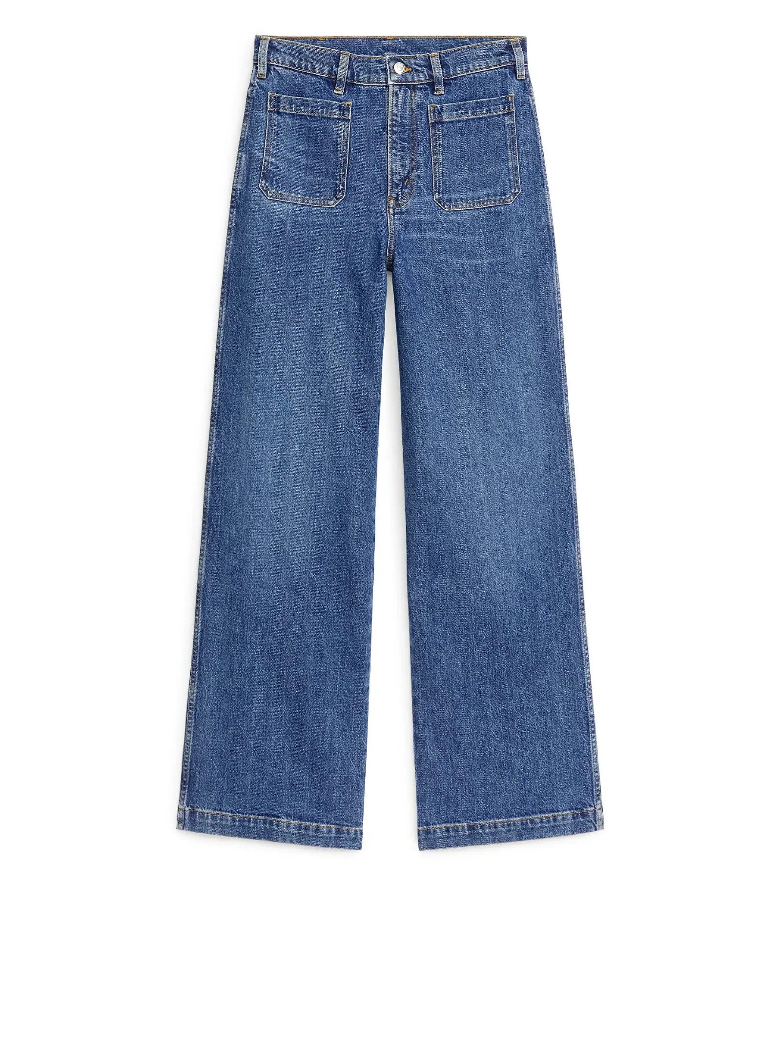 ARKET Lupine High Flared Stretch Jeans in Blue | Endource