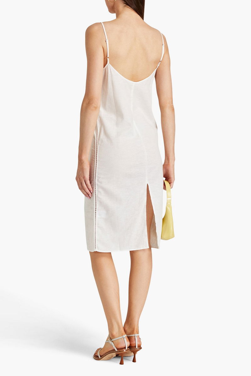 AMERICAN VINTAGE Ilabird Cotton And Linen-Blend Dress | endource