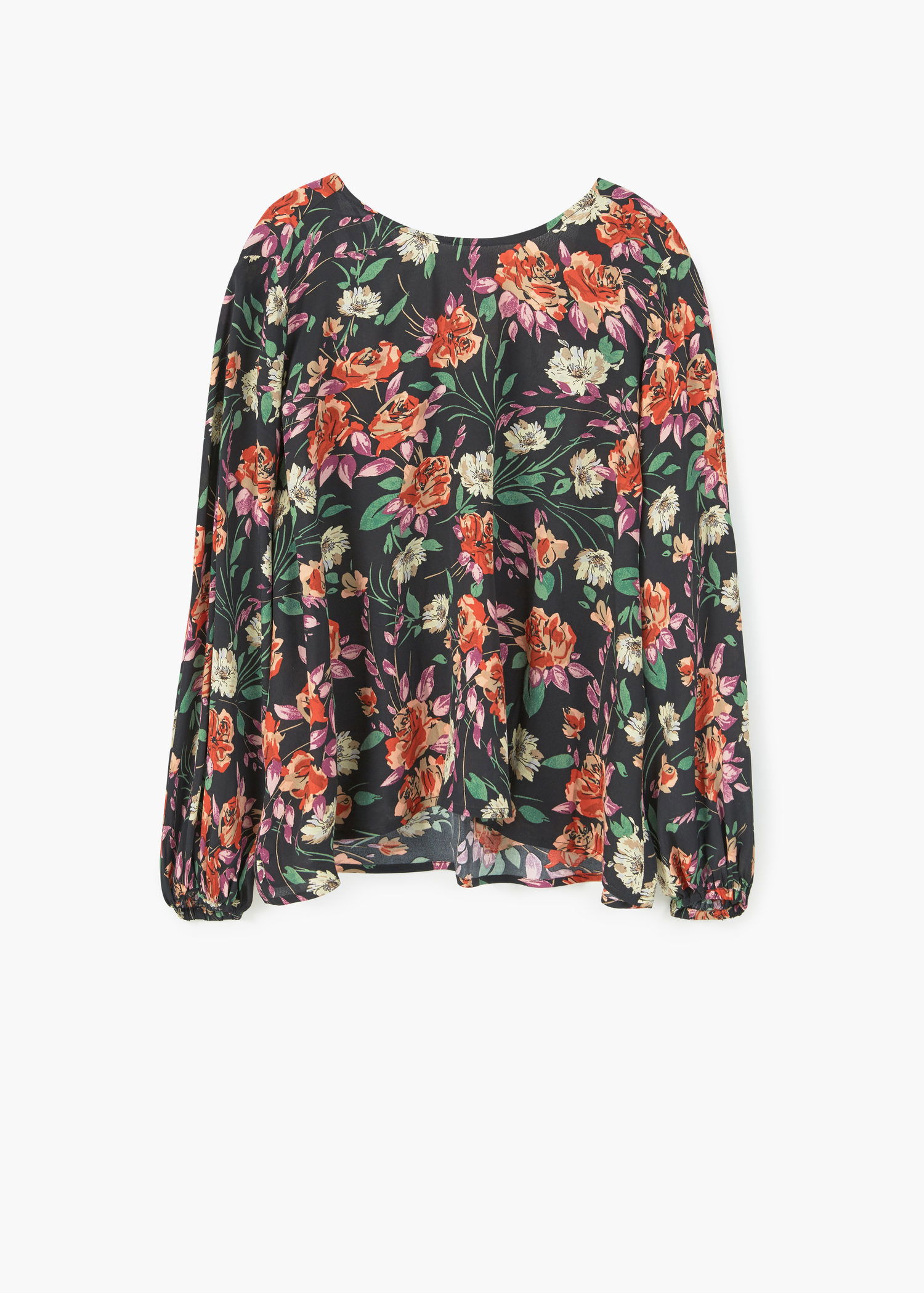 MANGO Floral Print Blouse | Endource