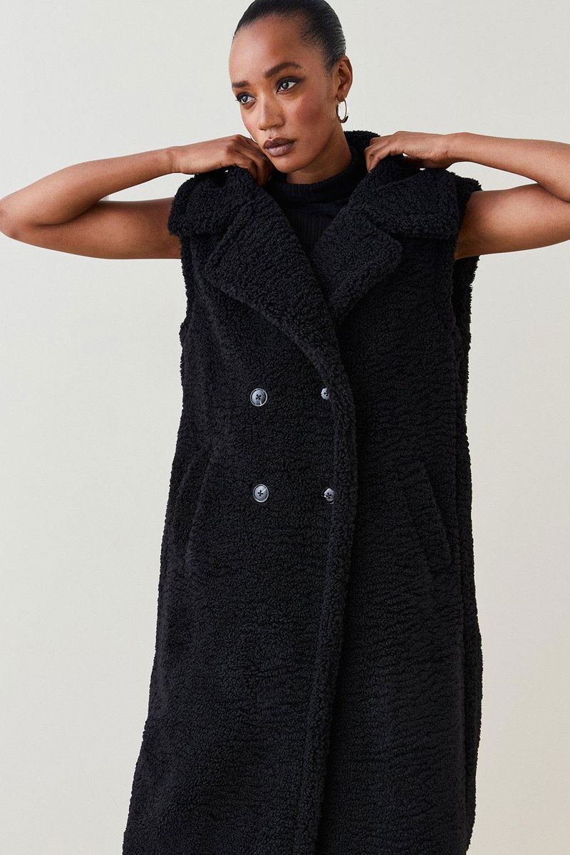 KAREN MILLEN Longline Cosy Gilet Endource