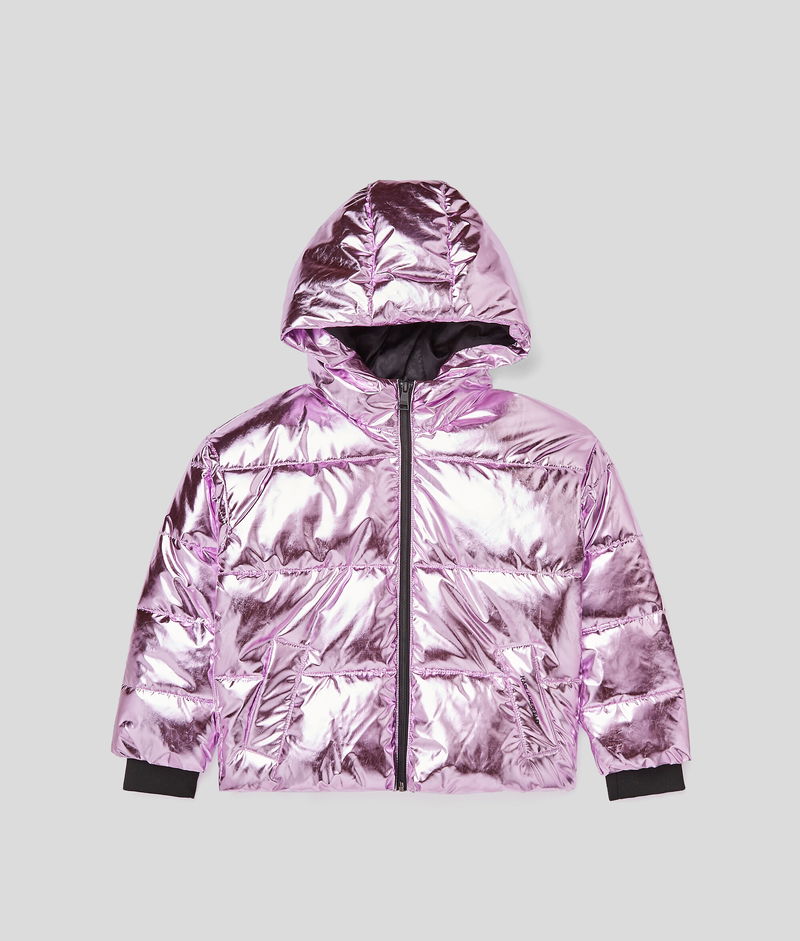 Metallic Colorful Puffer Coat BILLIEBLUSH Colorful Metallic Puffer