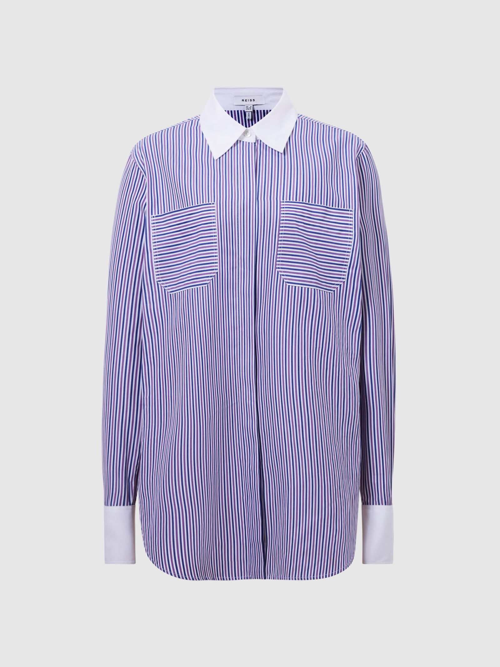 Grace Classic Shirt Blue Coastal Stripe