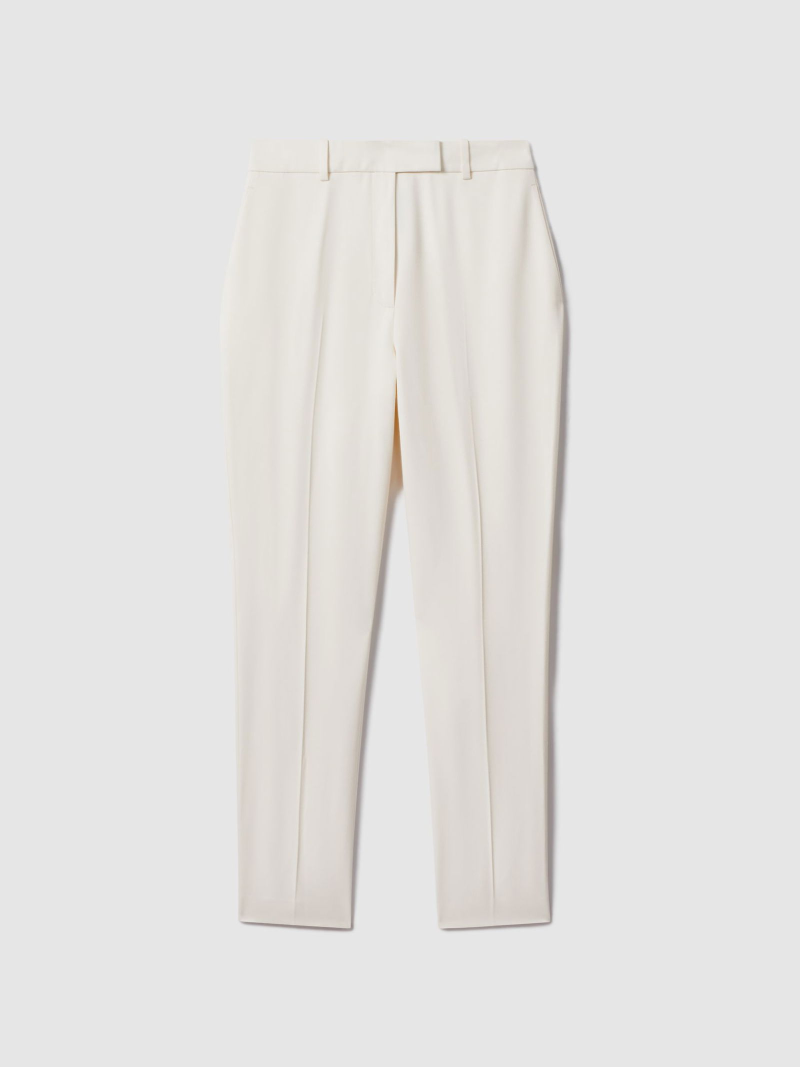 REISS Millie Slim Fit Suit Trousers in Cream | Endource