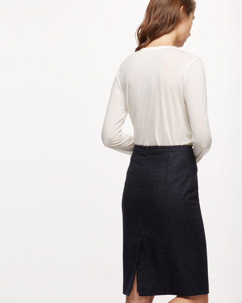 JIGSAW Flecked Tailoring Pencil Skirt endource