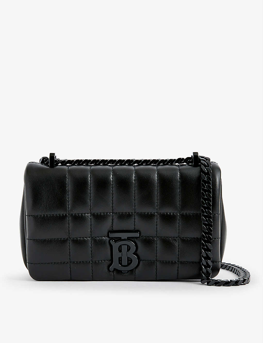 BURBERRY Lola Mini Leather CrossBody Bag in BLACK/BLACK Endource