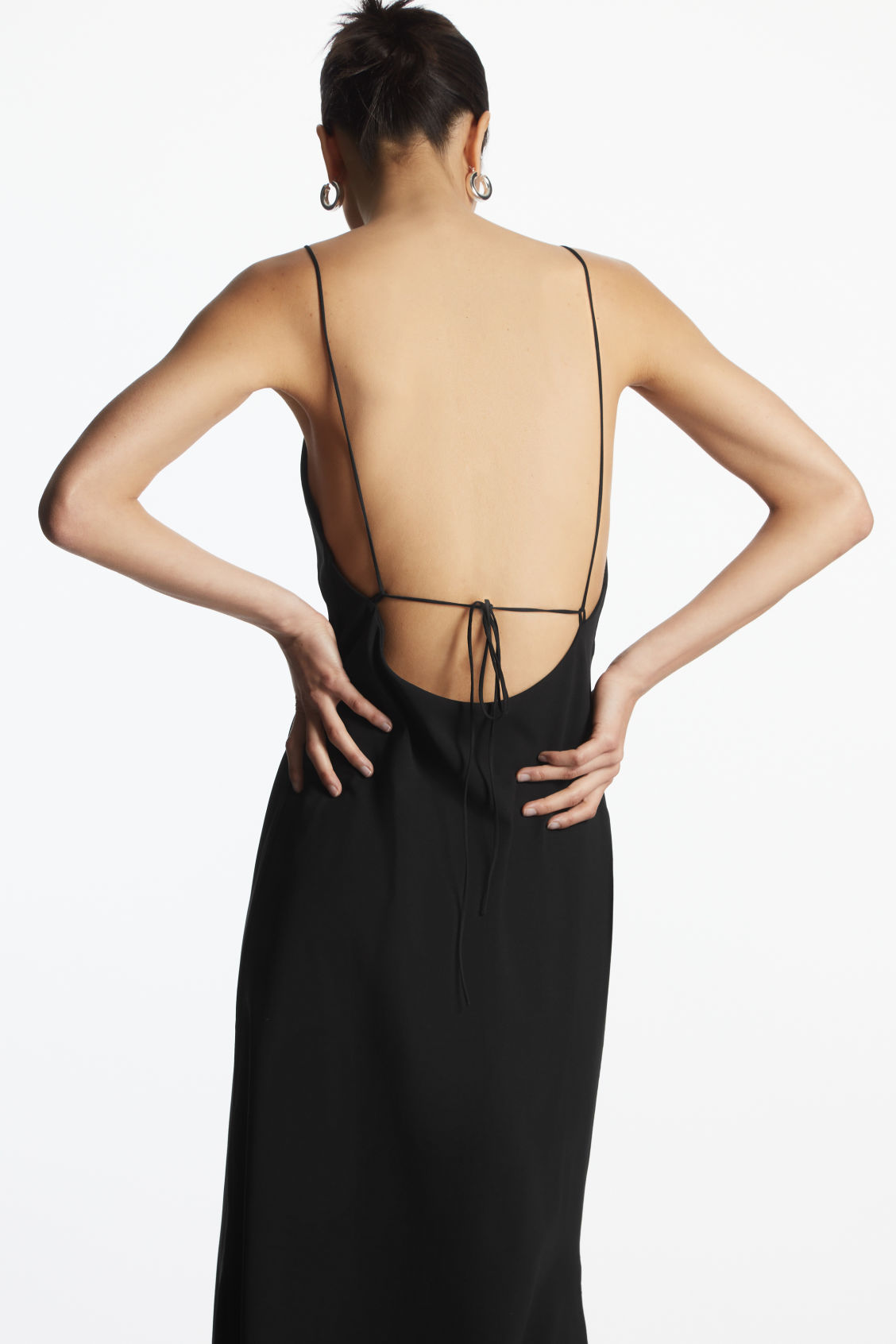 COS Open-Back Midi Dress | endource
