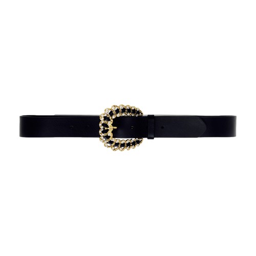 MAJE Belt With Diamanté Buckle | Endource