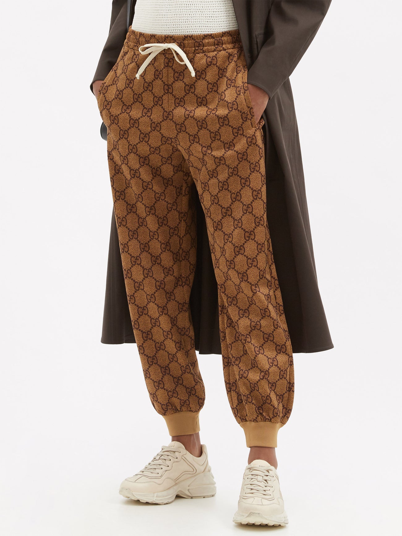 GUCCI GG-Print Technical-Jersey Track Pants | endource