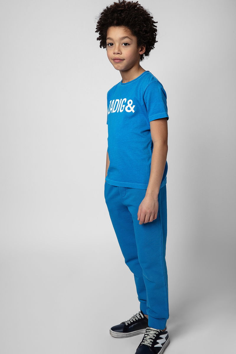 ZADIG & VOLTAIRE Lemmy Kids' Trousers in Blue | Endource