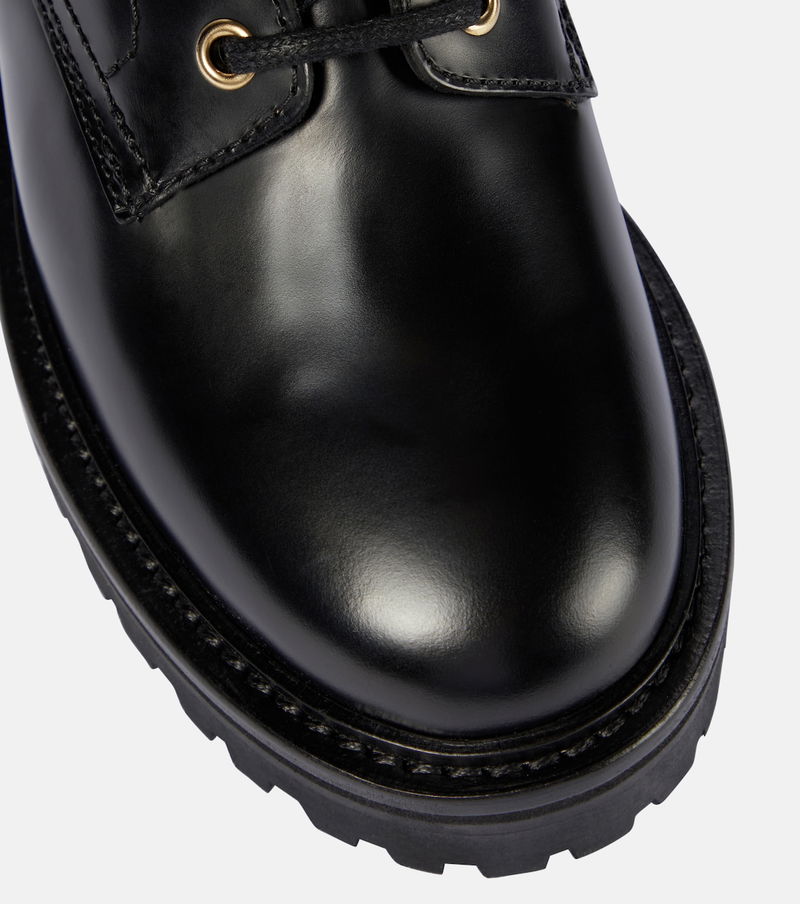 ISABEL MARANT Campa Leather Combat Boots endource - Main Image