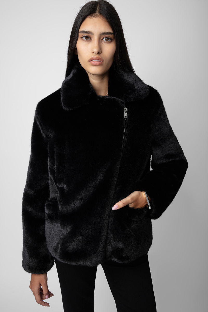 ZADIG & VOLTAIRE Freeze Coat in Black | endource
