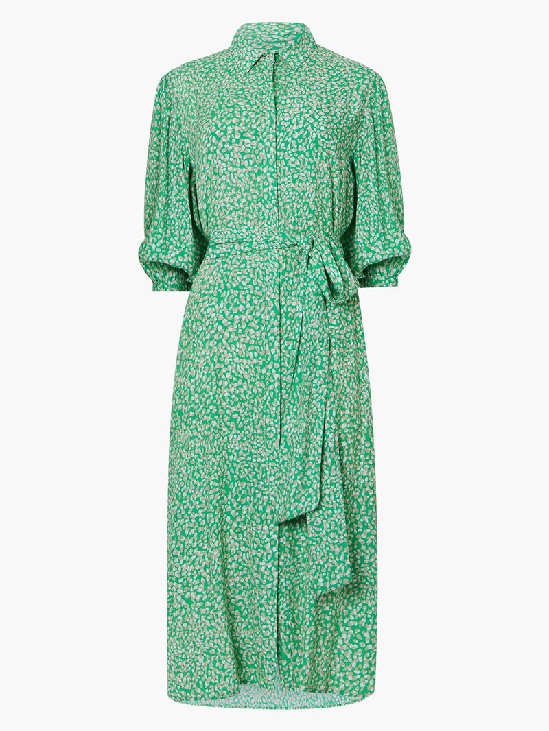 french connection green shirt dress 38% off Cadie Conscious Delphine Drape styleattribute-asymmetrical