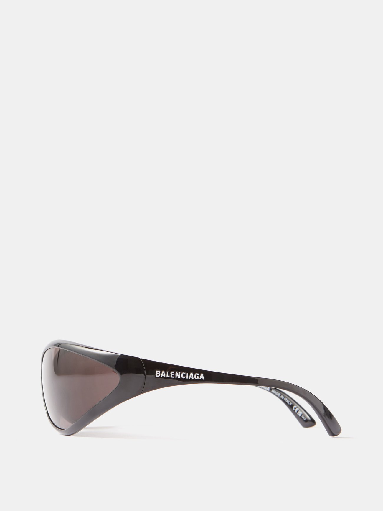 Balenciaga wrap around soft cat eye sunglasses Y2K Balenciaga BB0319S Cat Eye Sunglasses | Fashion Eyewear US main image 2