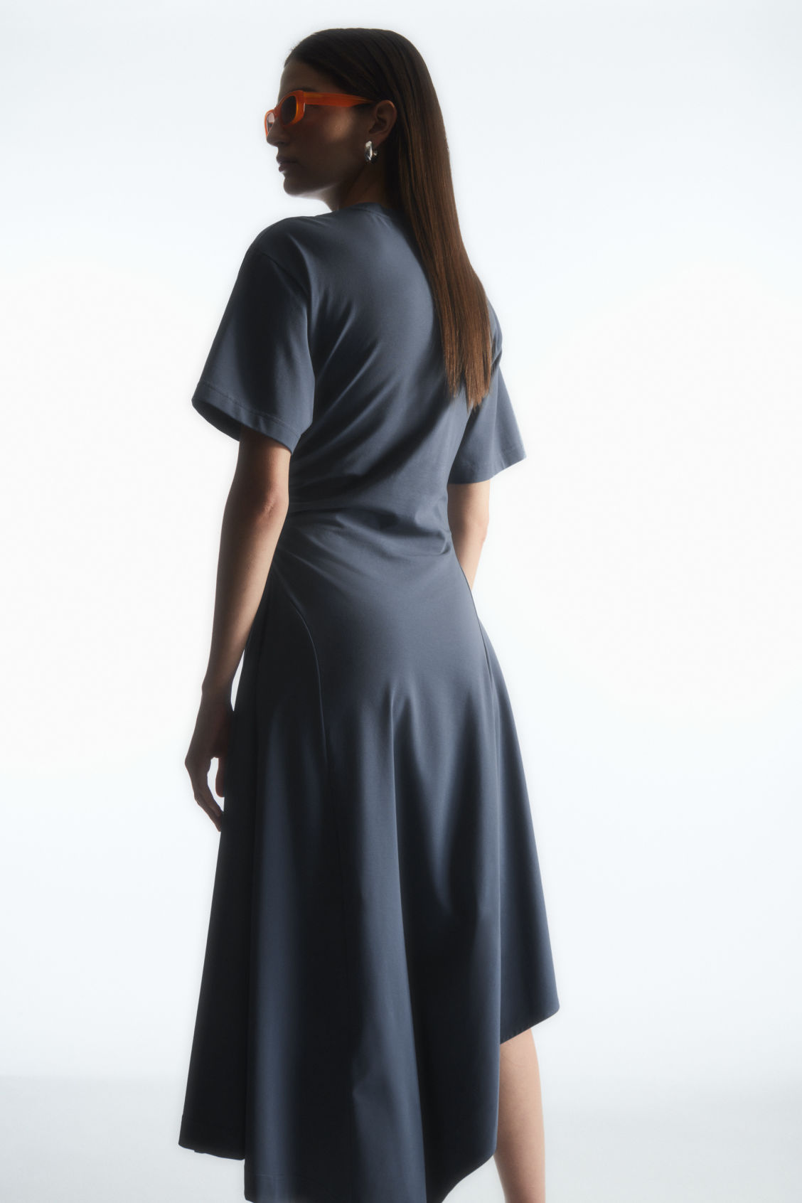navy blue dress for baby girl Cos Dresses | Nwt Cos Asymettical Deconstructed Shirt Dress Size Us 2 |  Color: Blue