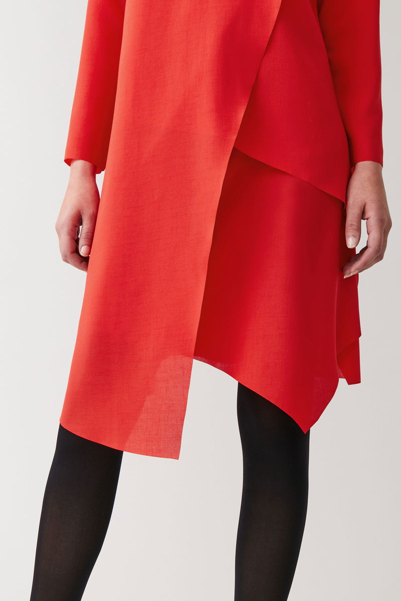 COS Asymmetric Layered Dress