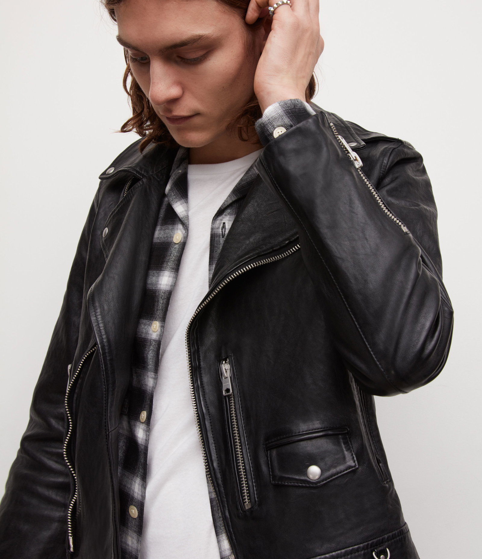 ALLSAINTS Sora Leather Biker Jacket | endource
