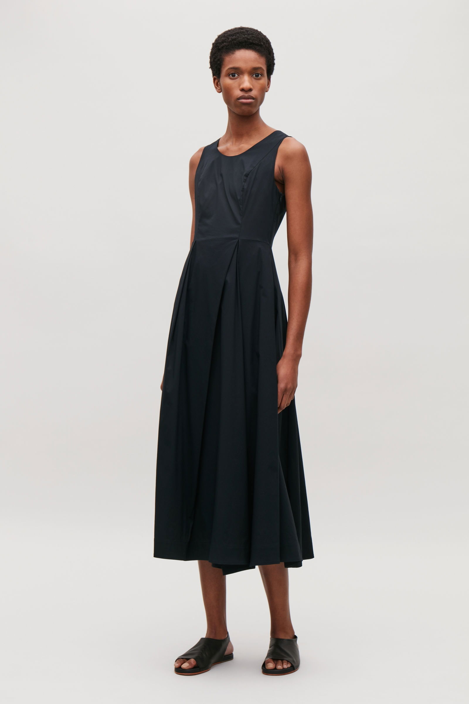 COS Flared Sleeveless Dress | endource