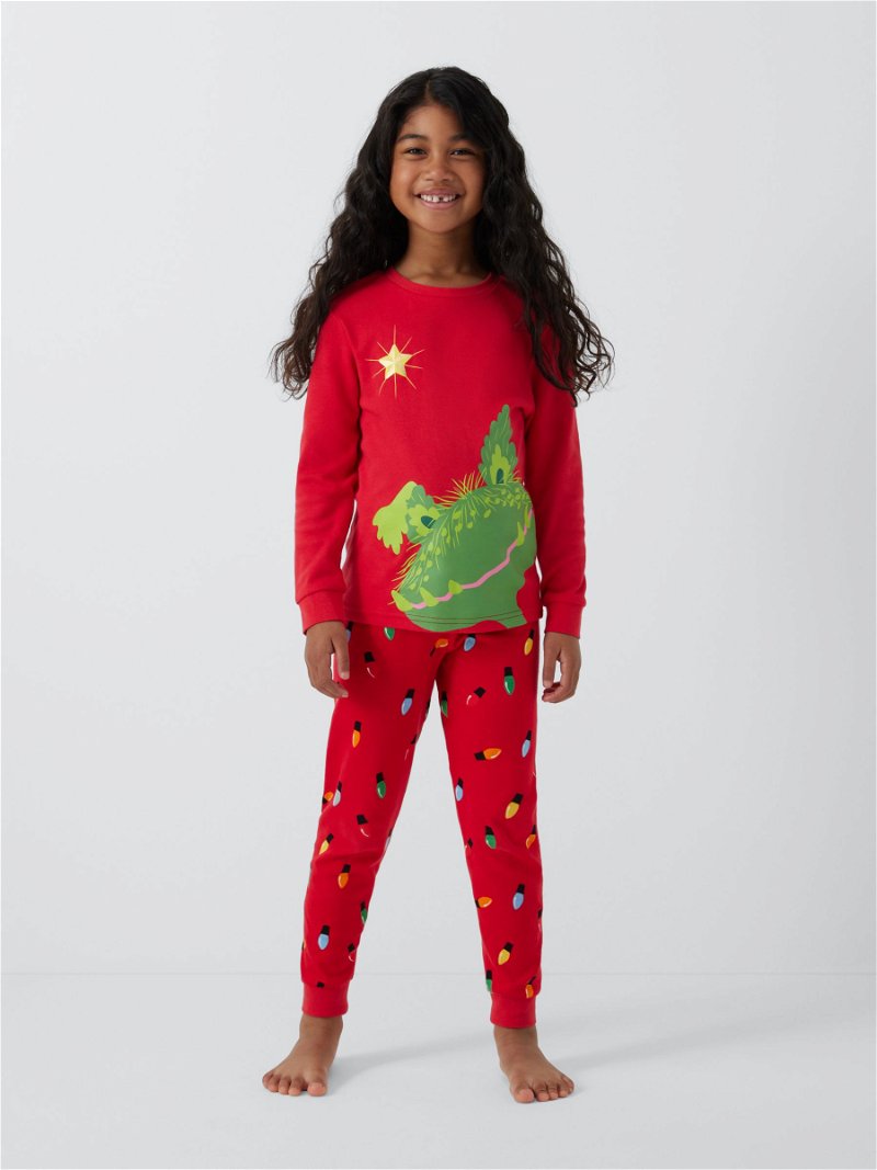 JOHN LEWIS Christmas Advert 2023 Snapper Character Pyjamas in Red