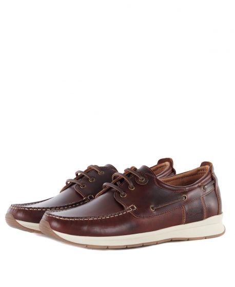 Navy Brown Barbour George Boat Shoes Barbour Stern Boat Shoe