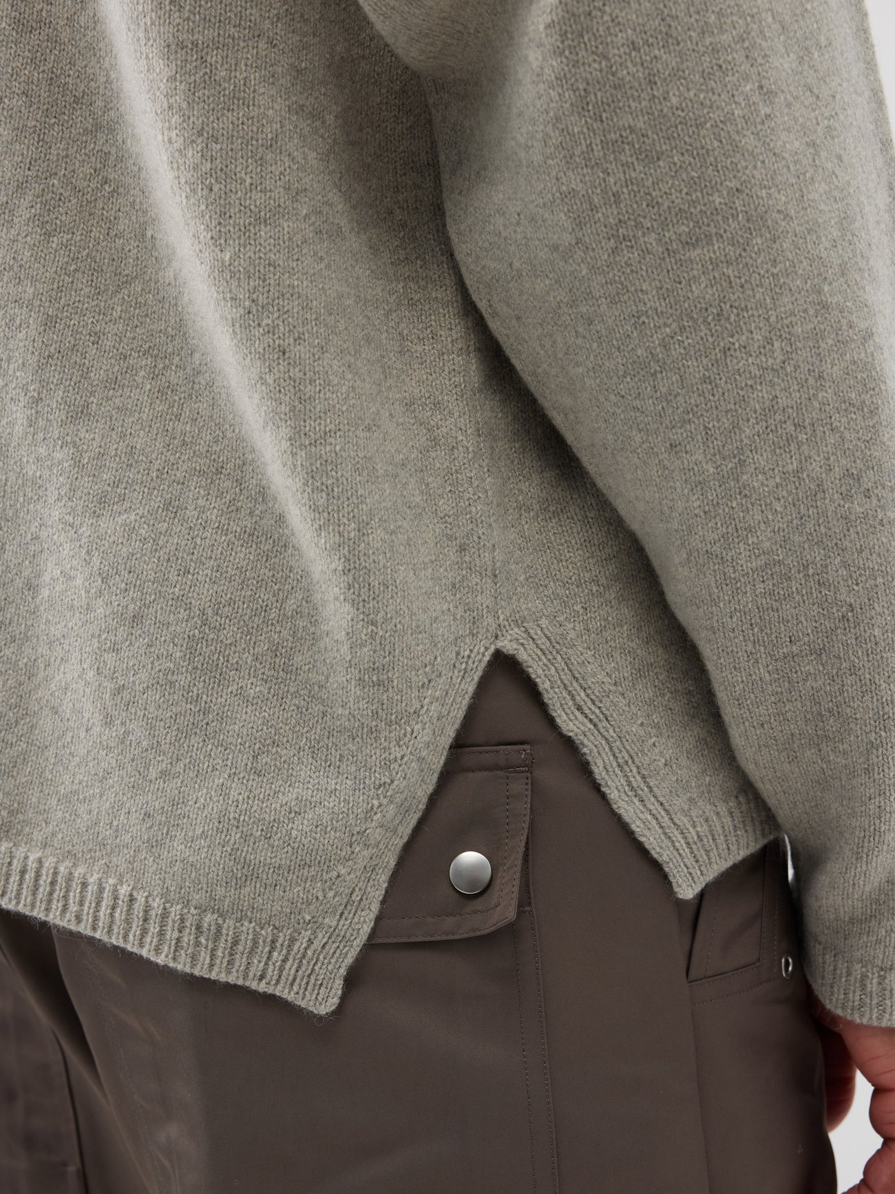 RICK OWENS Tommy Lupetto Cashmere-Blend Sweater | endource