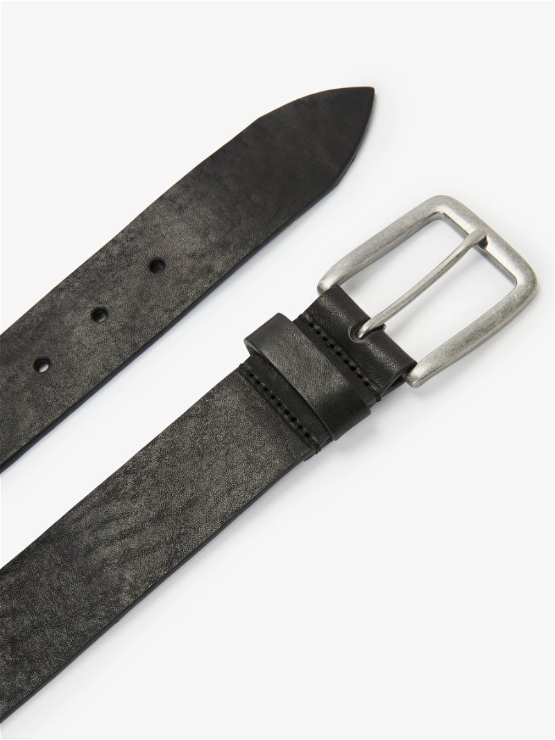 John Lewis 35mm Reversible Leather Belt, Black/Brown at John Lewis &  Partners
