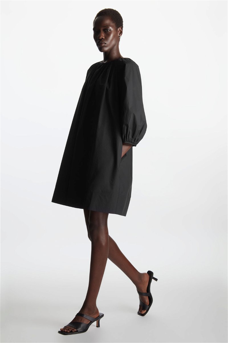 COS Relaxed-Fit Puff Sleeve Dress