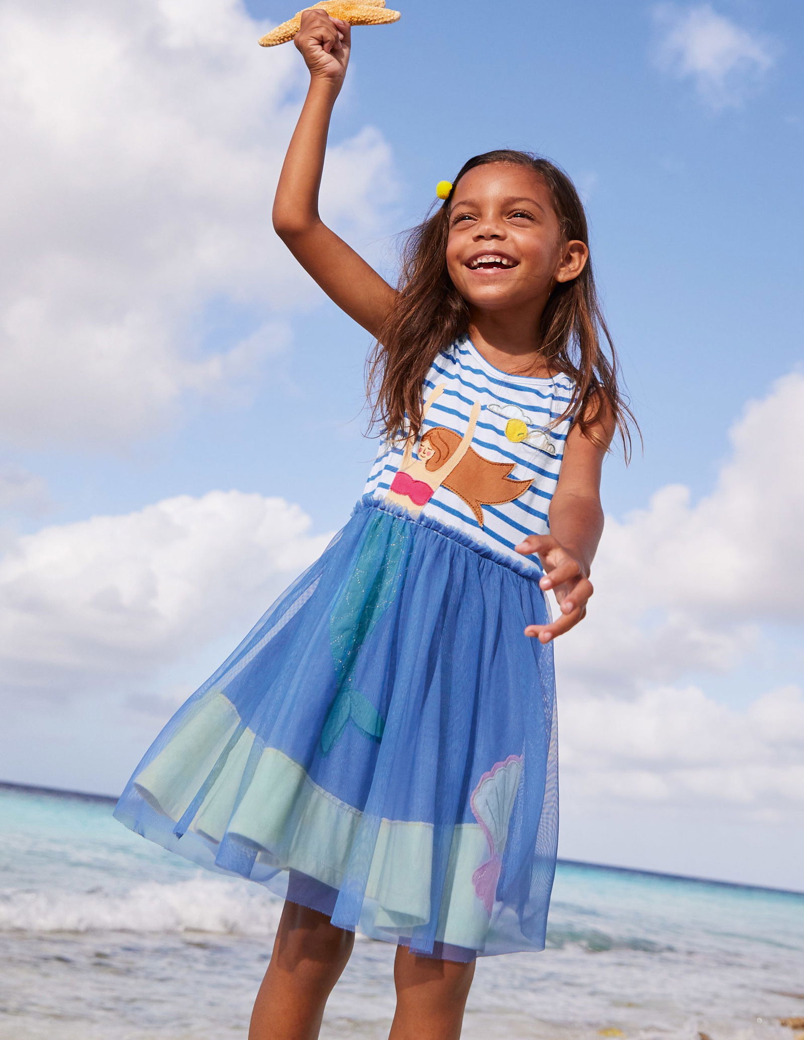 mini boden mermaid dress Mini Boden Girls Cotton Mermaid Dress