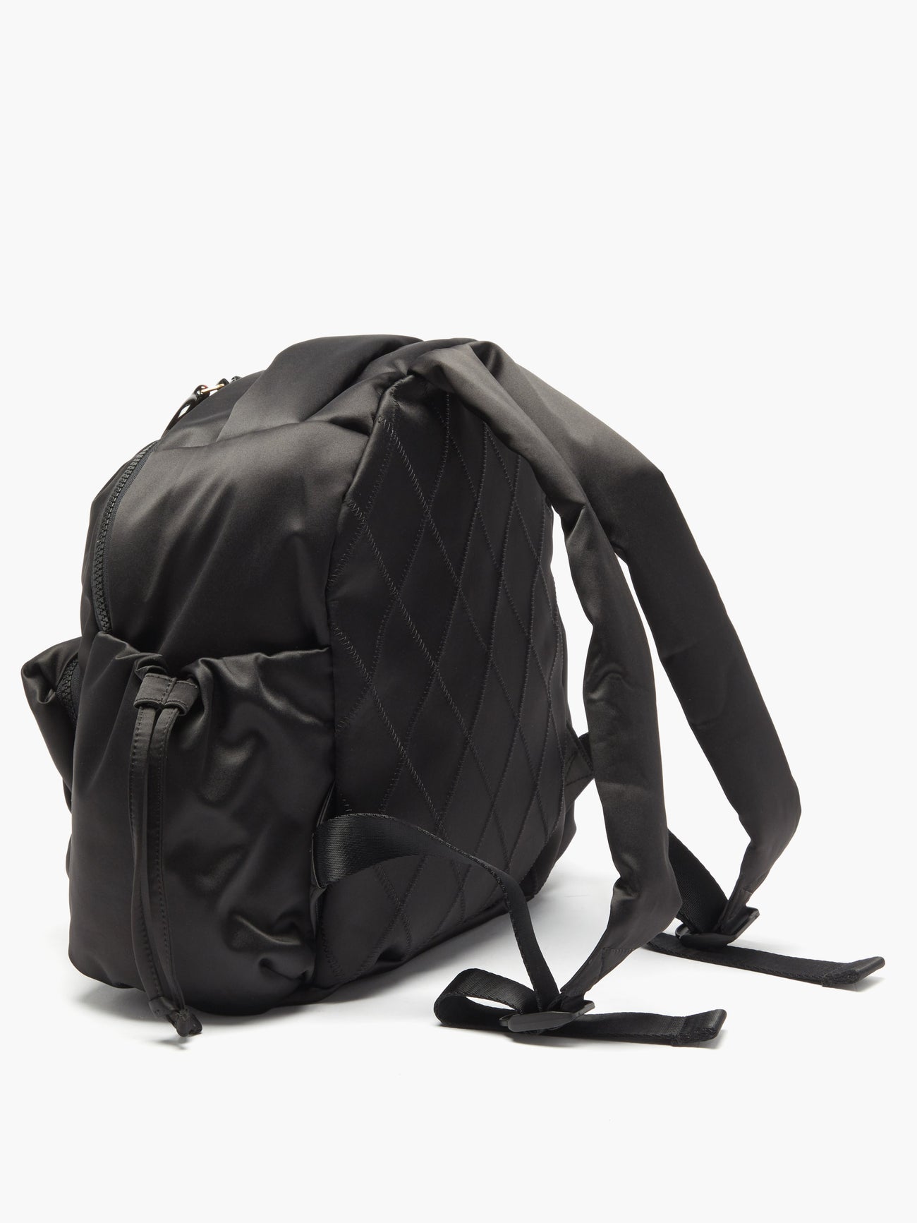 SEE BY CHLOÉ Tilly Logo-Embroidered Satin Backpack | endource