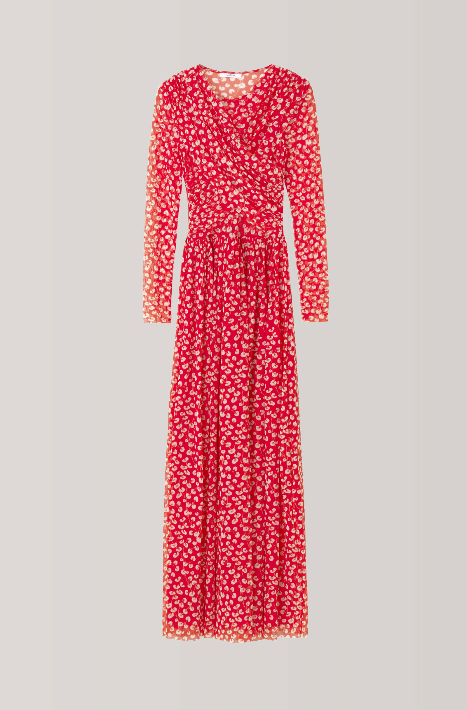 ganni tilden mesh maxi dress Ganni Tilden Mesh Dress