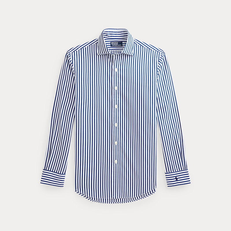 green emerald velvet dress Ralph Lauren Regent Slim Fit Textured Shirt Blue – Pockets main image 0