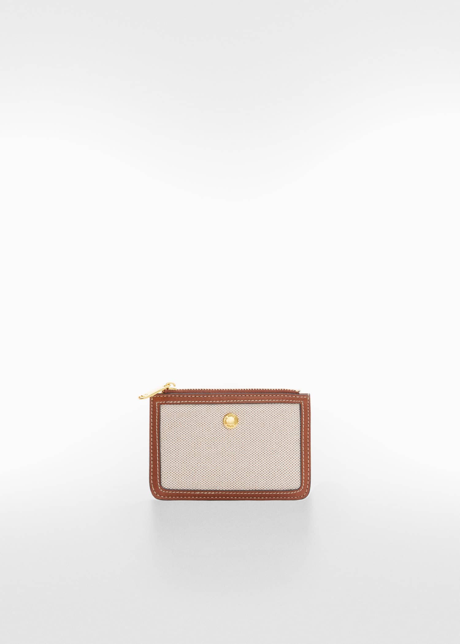 MANGO Texture Mini Wallet in Leather | Endource