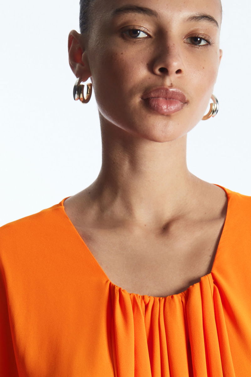 chinese dress ladies Cos Orange Size 8 Dress