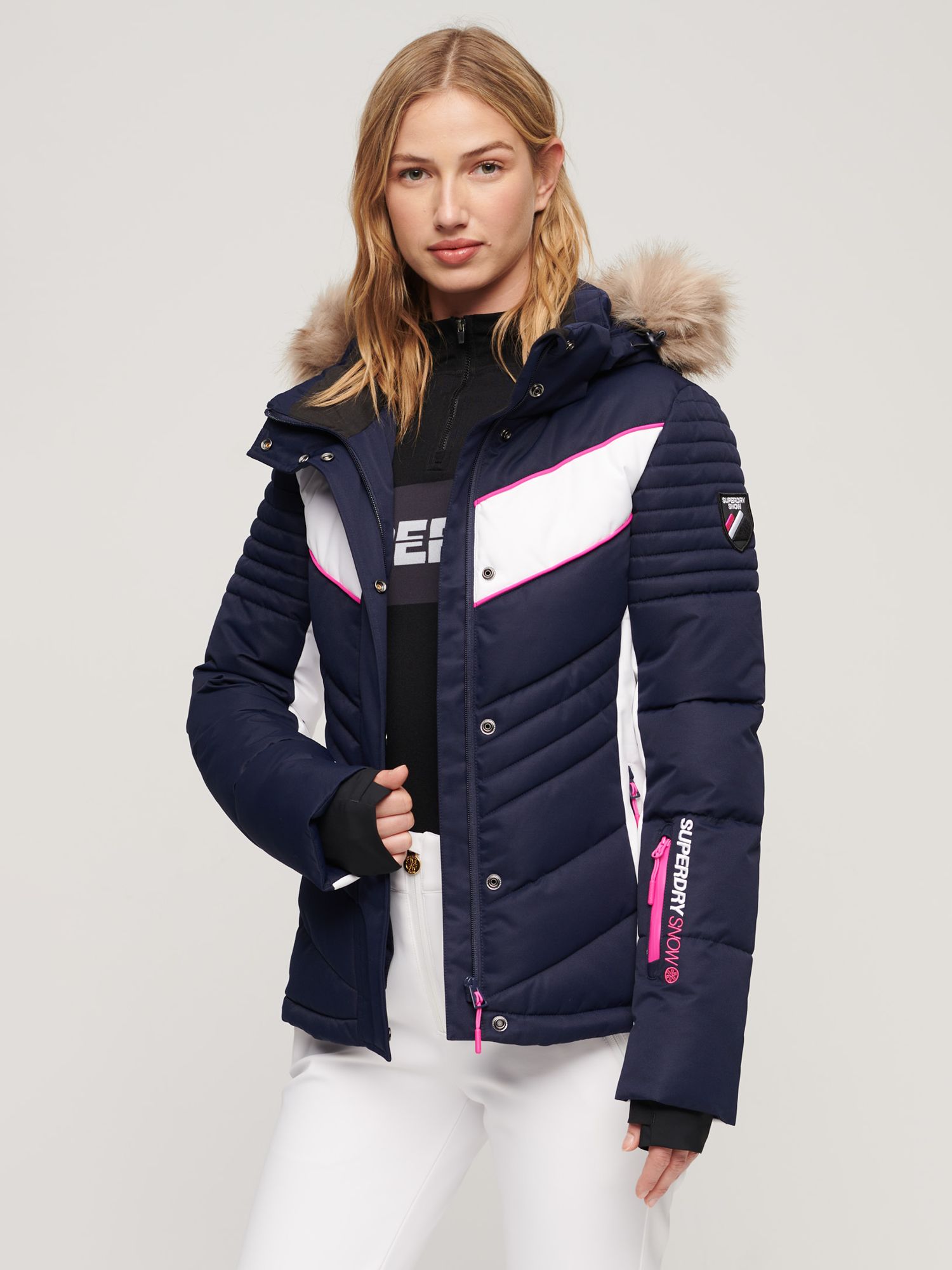 Superdry Luxe Snow Superdry Slim Snow Puffer Jacket SUPERDRY Ski