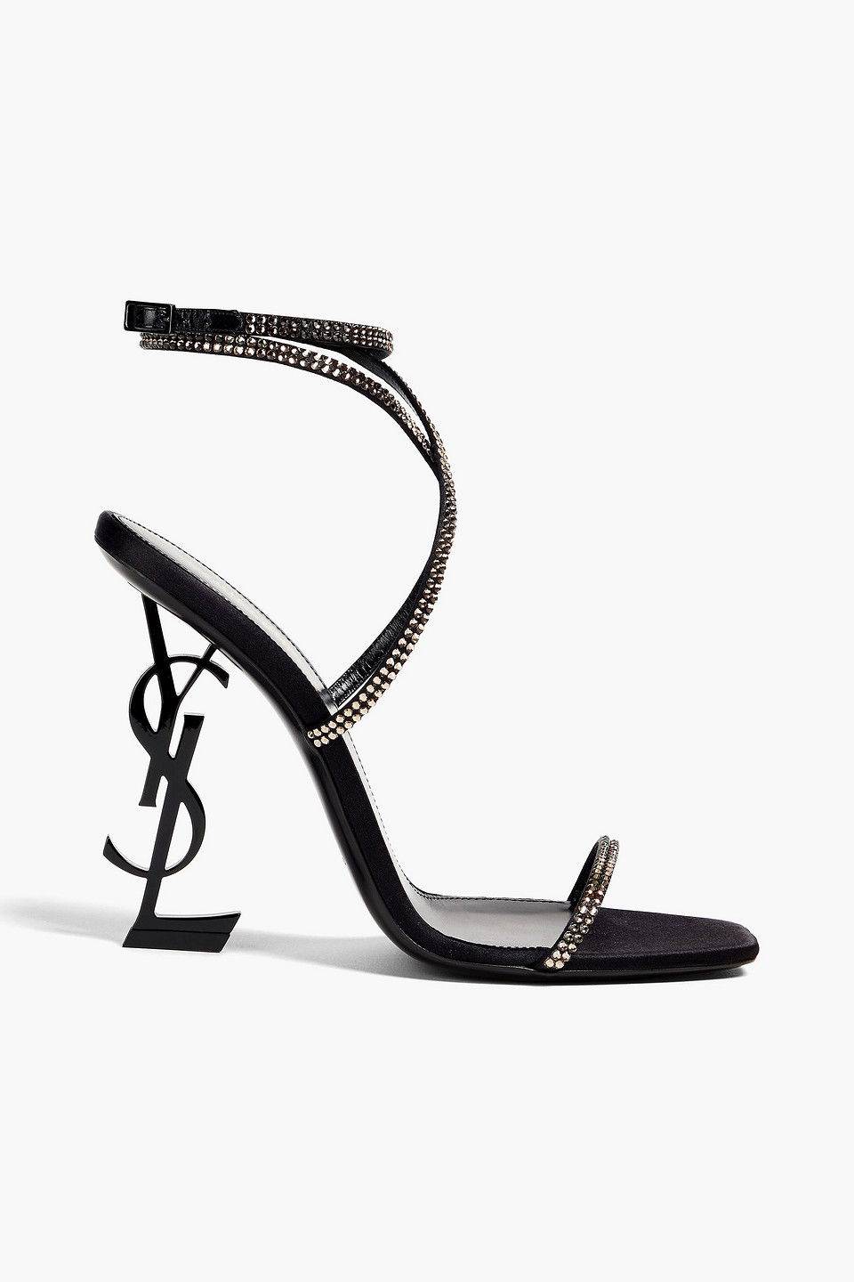 Saint Laurent Women's Opyum Satin Sandals Beige main image 1